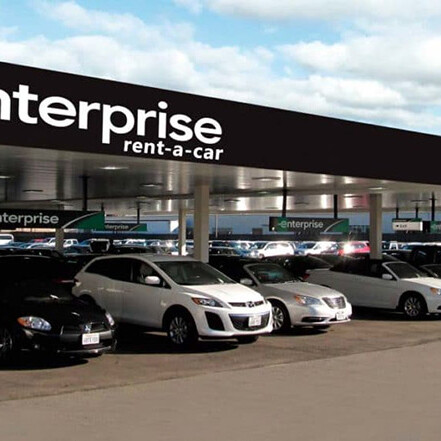 ENTERPRISE HOLDINGS rental lot