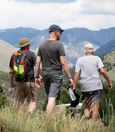 Hikers on Baldy