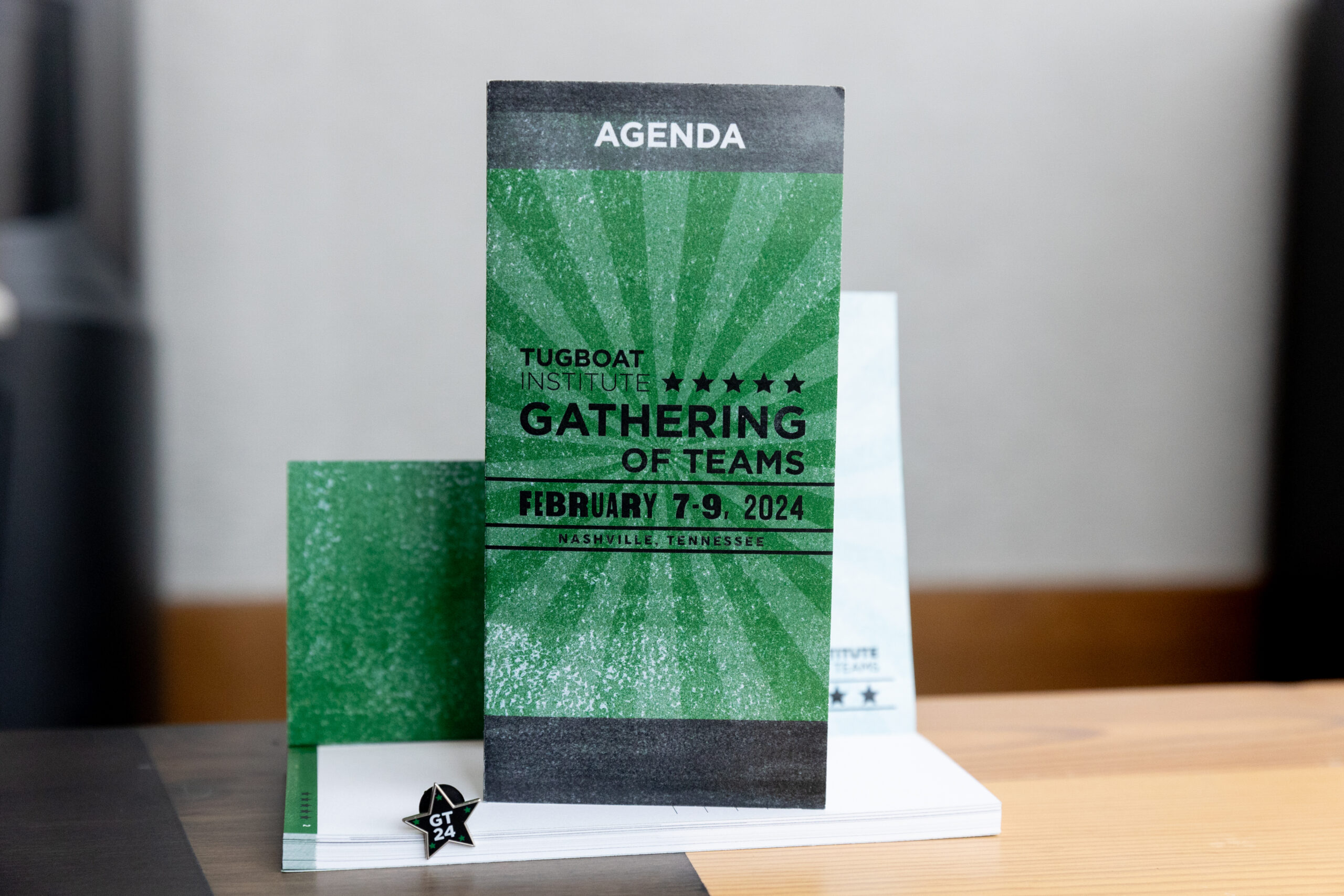 agenda pin Gathering of Teams 24