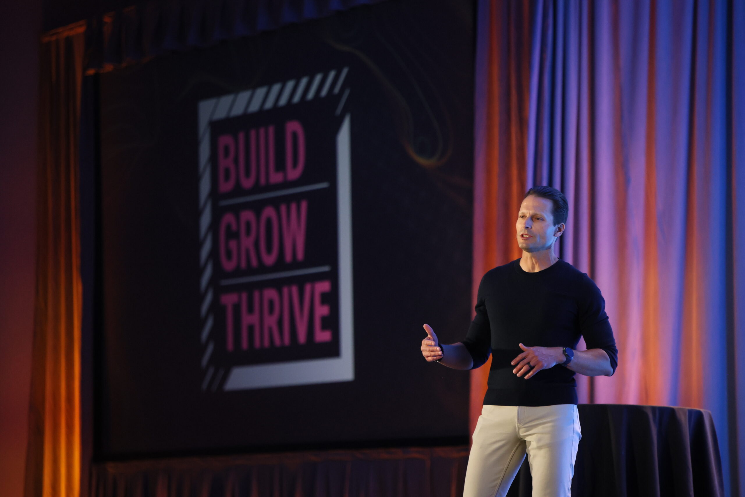 Jason Hendricks delivering a presentation